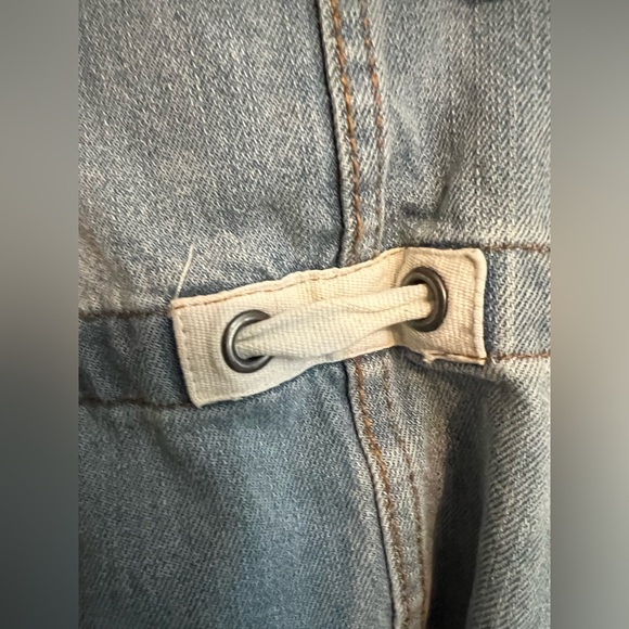 #305 Free People Seize the Day Denim Jacket oversized XS - Picture 8 of 9